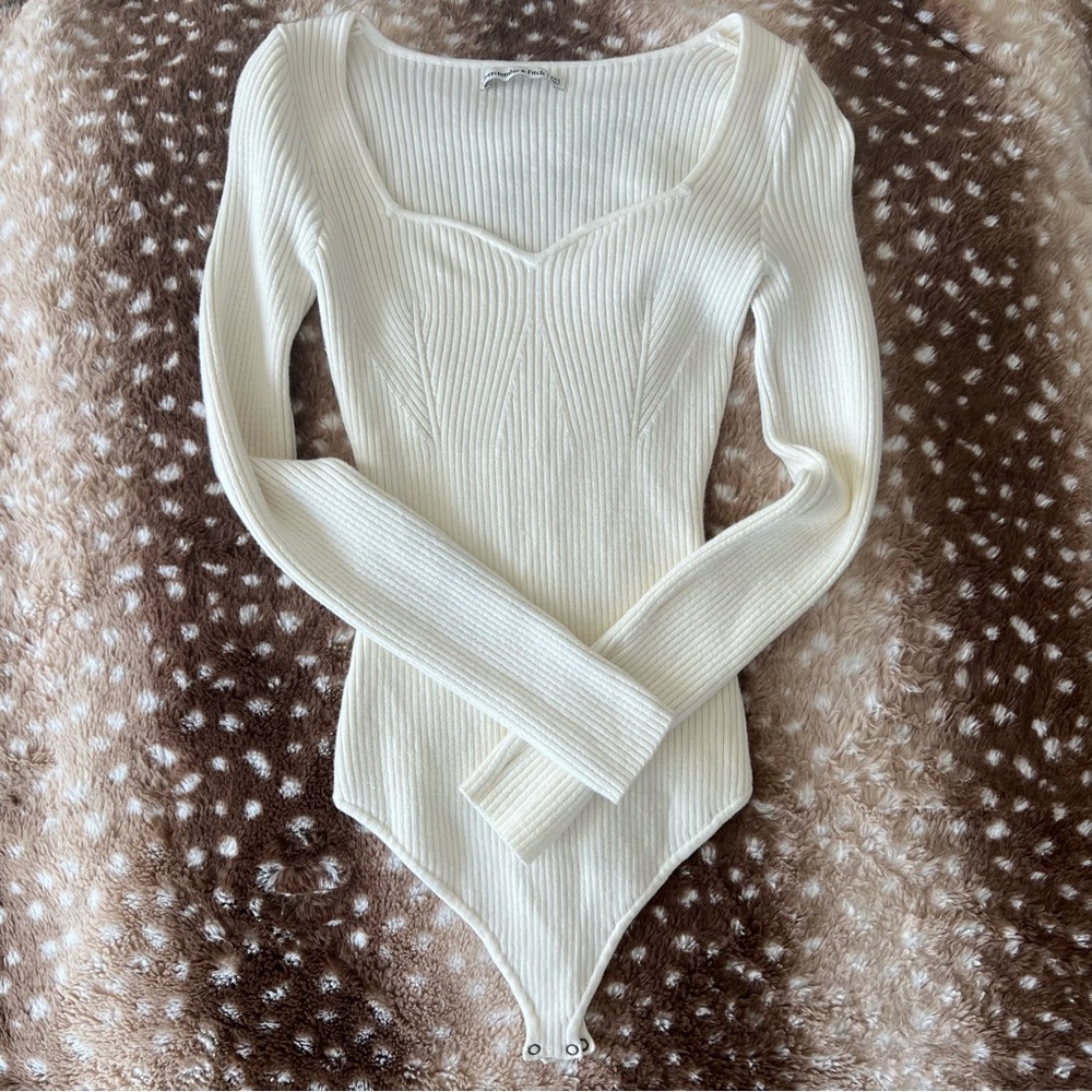 Abercrombie Ribbed Knit Bodysuit
